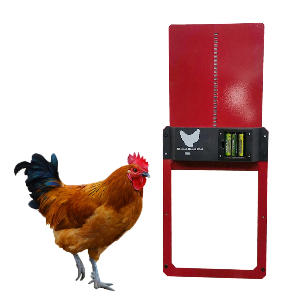 

IP44 Waterproof Rainproof Plastic Light Sensor Automatic Chicken Coop Door