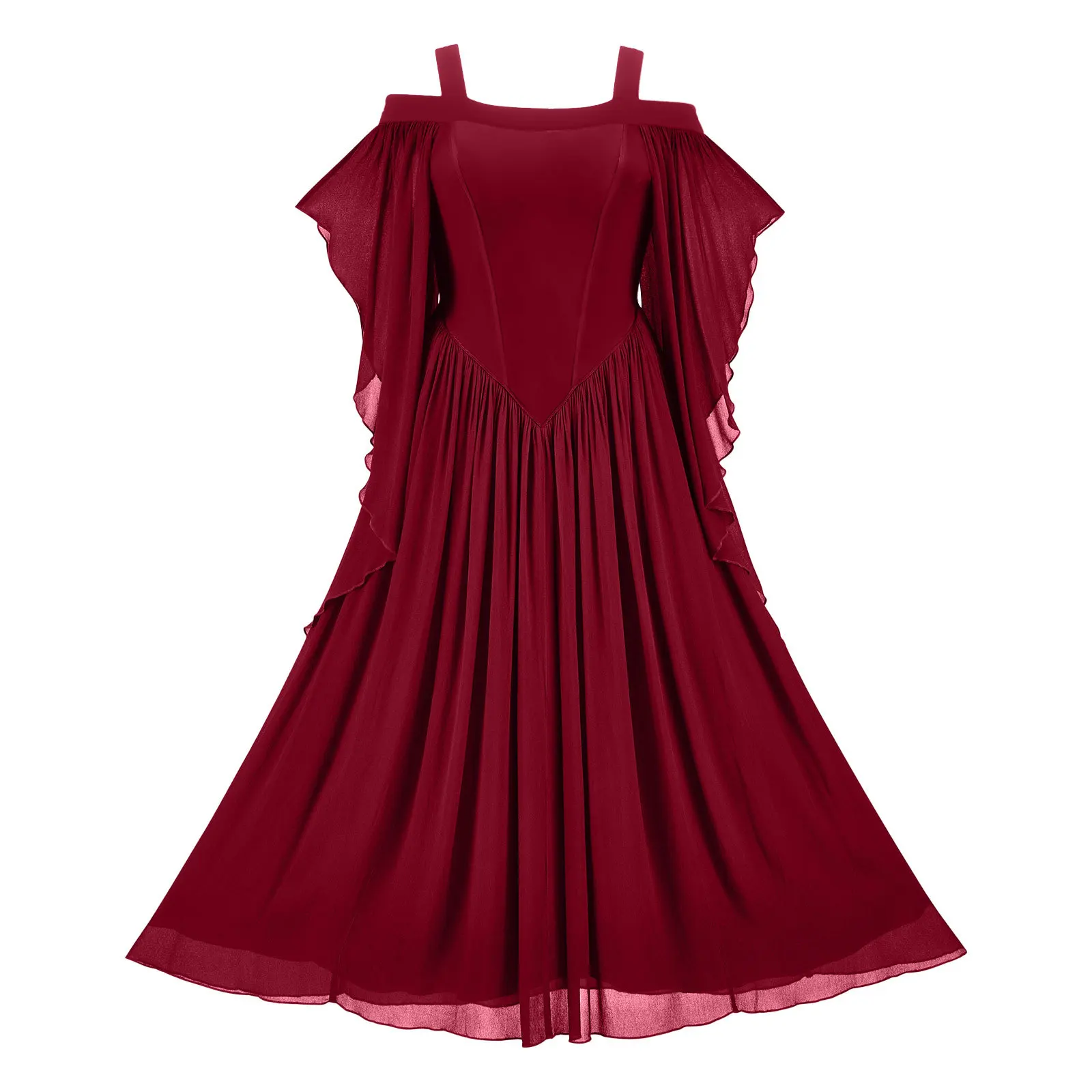 Женское платье в готическом стиле облегающее 90-х для косплея