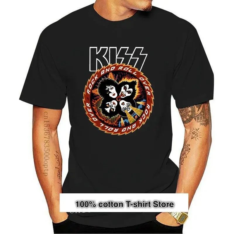 

Camiseta de banda de Rock para hombre, camisa de talla negra enrollada con eslóganes de S-3Xl, personalizada, nueva de 2021