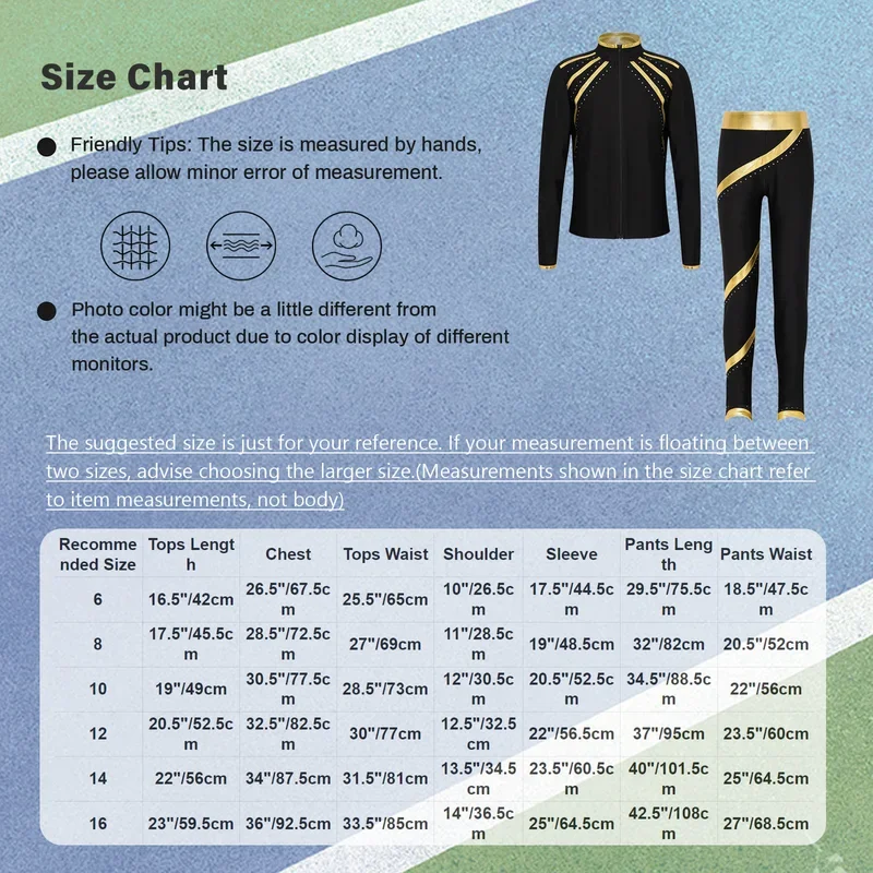Костюм гимнастический детский с длинными рукавами и брюками