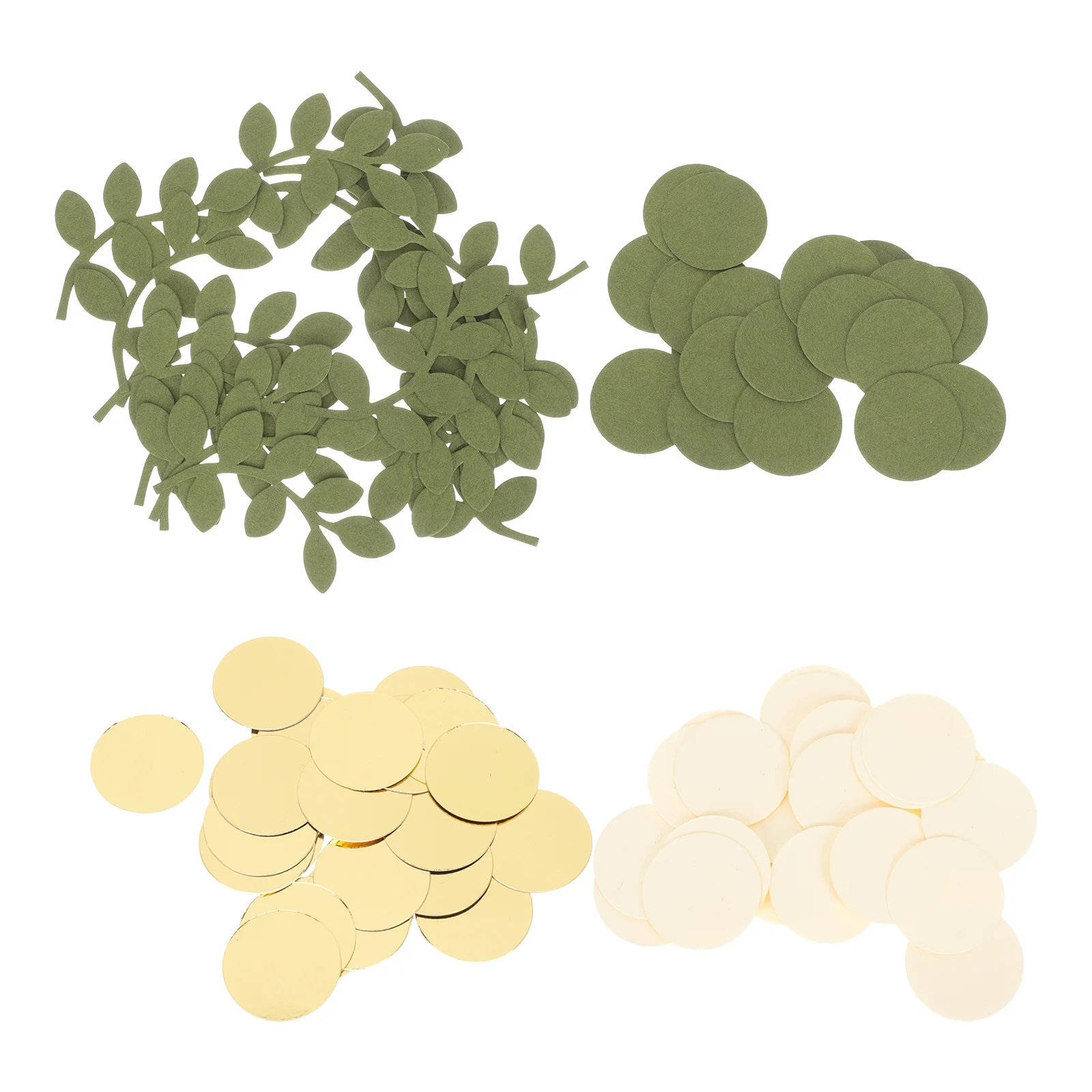 

Party Confettistable Shower Tropical Paper Baby Green Leaves Decorations Circles Scatter Wedding Leaf Supplies Filler Balloon