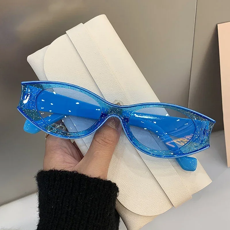 Новые модные винтажные овальные солнцезащитные очки UV400 в стиле ретро