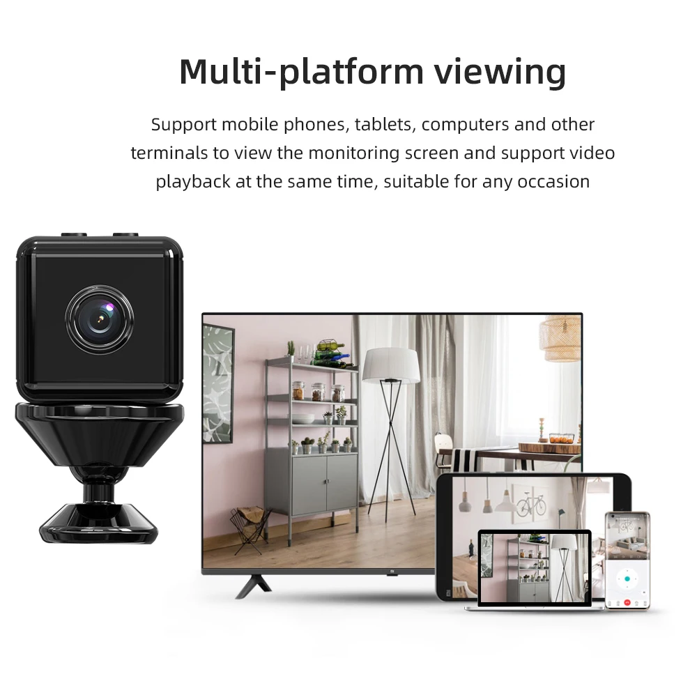 Мини-камера HD 1080P/2K с датчиком Wi-Fi и аккумулятором на 1000 мА · ч | Мини-видеокамеры