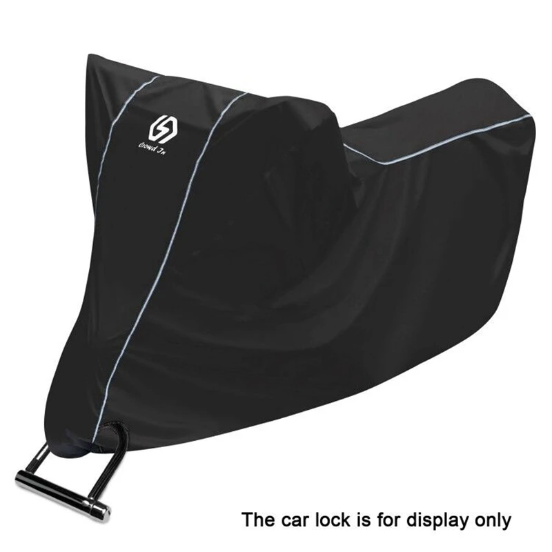 

WUPP Motorcycle Cover All Weather Waterproof Motorcycle Cover Outdoor Protection With Reflective Strips Bike Cover