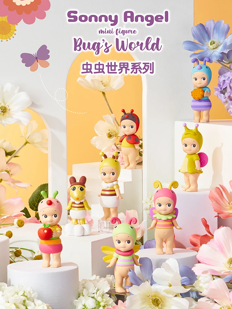 

SonnyAngel Bug World Japan Blind Box Kawaii Action Figures Mystery Box Cute Dolls Model Gril Gift Caixas Supresas Surprise Box