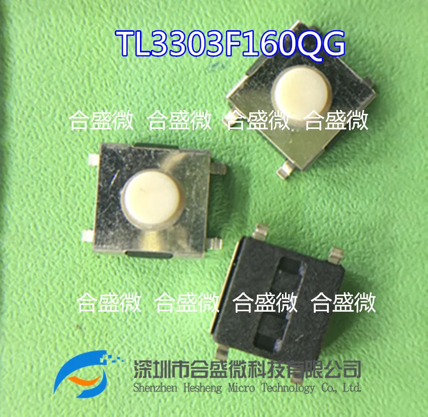 

10 шт. переключатель электронного такта TL3303F160QG SMD 4 фута 6*6*3,1 мм