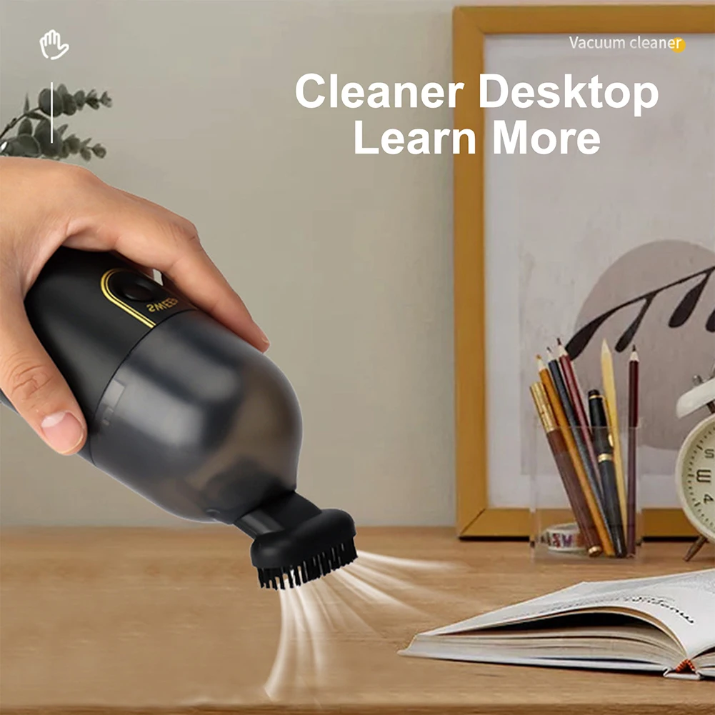 

Mini Handheld Vacuum Cleaner Wireless Desktop Dust Cleaning Tool For PC Laptop Keyboard Home Car Cleaning Dust Remover