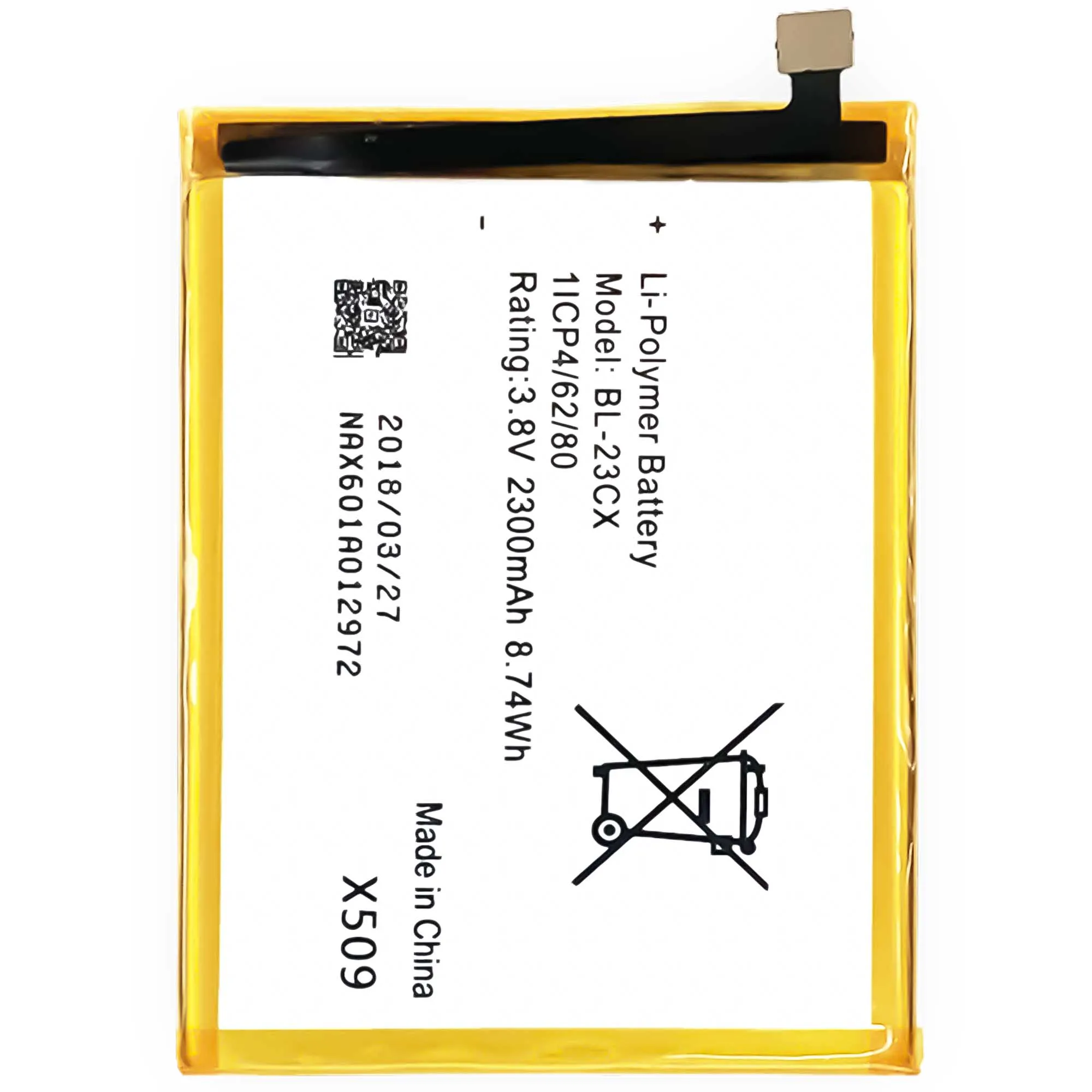 compatible for infinix x509zero 2 bl 23cx 2300mah phone battery series free global shipping