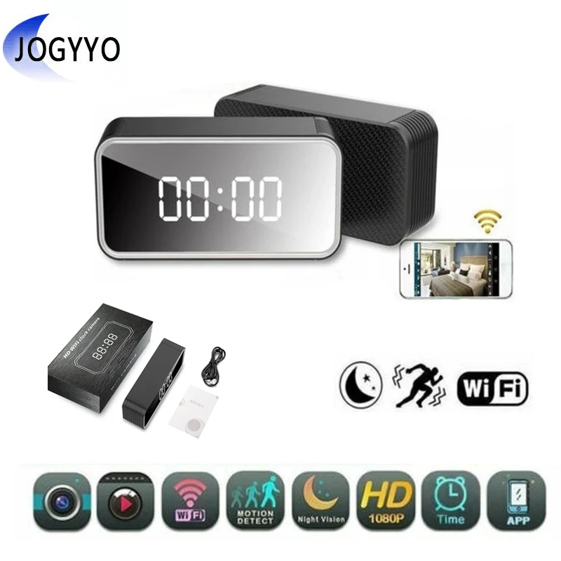 

ip cam H13 WIFI clock camcorder 1080P P2P/AP camera Night Vision Motion Detect remote control Home Monitor Security Camcorders