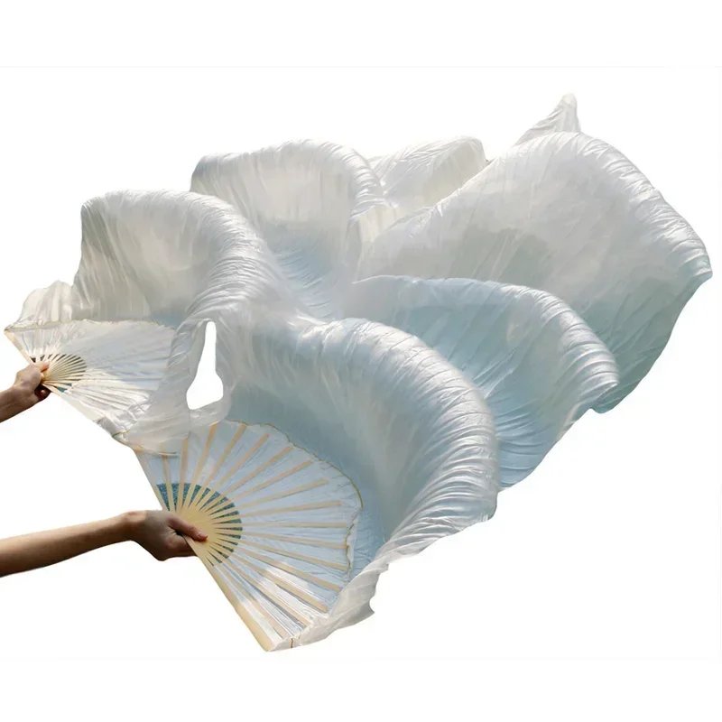 Веер для танца живота Шелковый веер ручной работы из 100% натурального шелка с