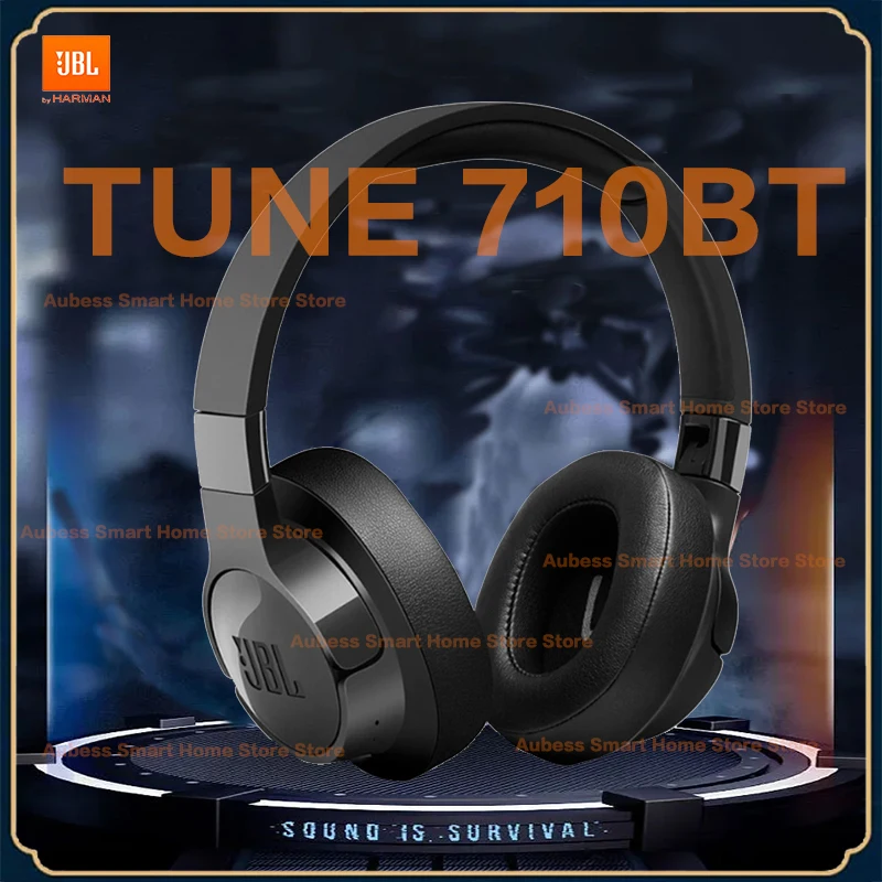 

Original JBL TUNE 710BT 510BTWireless Headphones Pure Bass Gaming Earphone Noise Reduction JBL Sports Headphones With Microphone