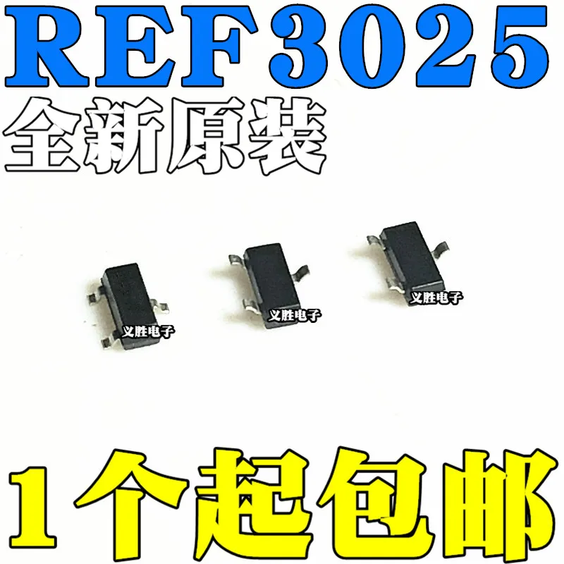 

Новый и оригинальный контрольный чип REF3025AIDBZR REF3025 R30C SOT23, напряжение на выходе 2,5 В, 50 PPM/℃, контрольный чип напряжения
