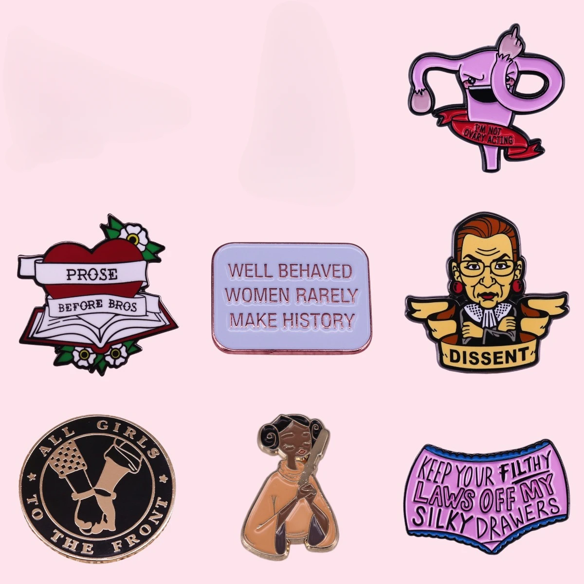 Женская эмалированная брошь в форме матки джинсовая на лацкан аксессуар для