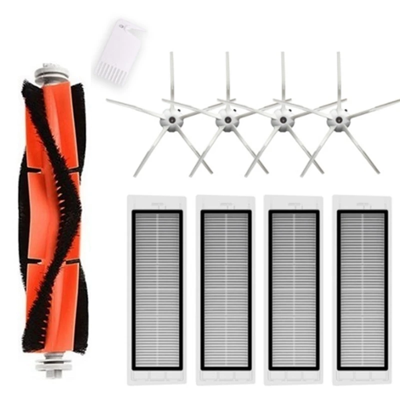

Запчасти для пылесоса Xiaomi Roborock S5 Max S55 S6 S60, сменные детали, моющийся фильтр НЕРА, основная щетка
