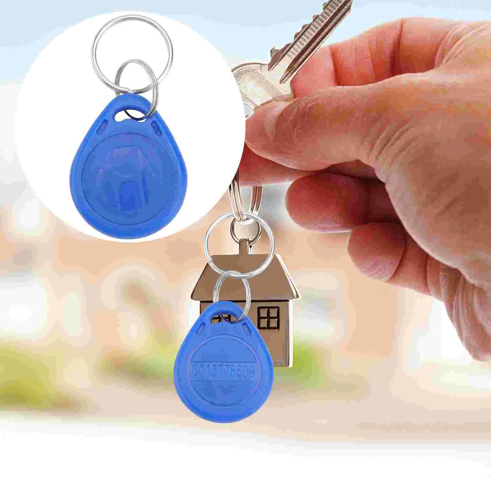 

10pcs Key Fob Contorl System Compact Durable Small Key Fob Keyfobs for Hotel