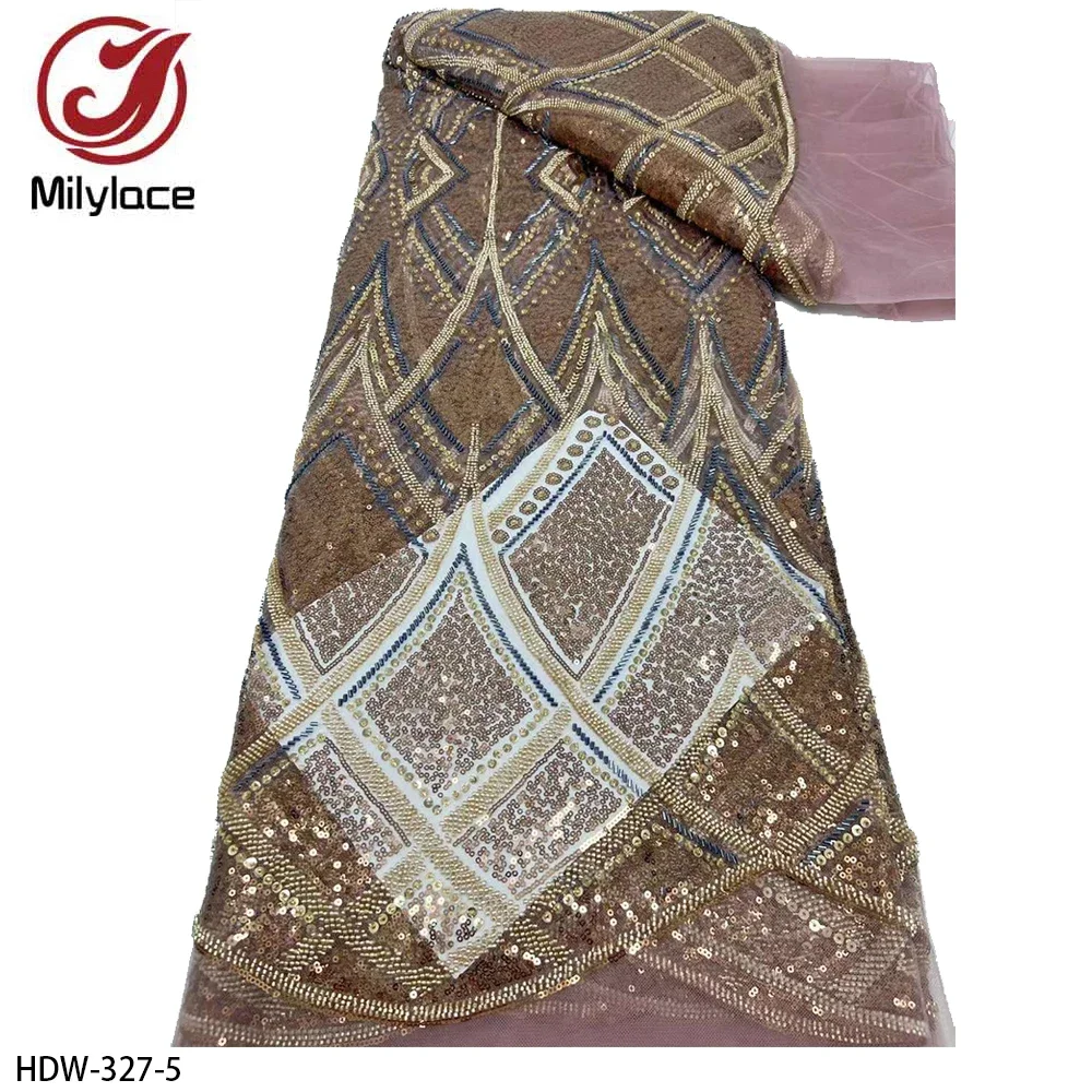 Африканские блестки кружево вышивка Фотофон 5 ярдов для женского свадебного