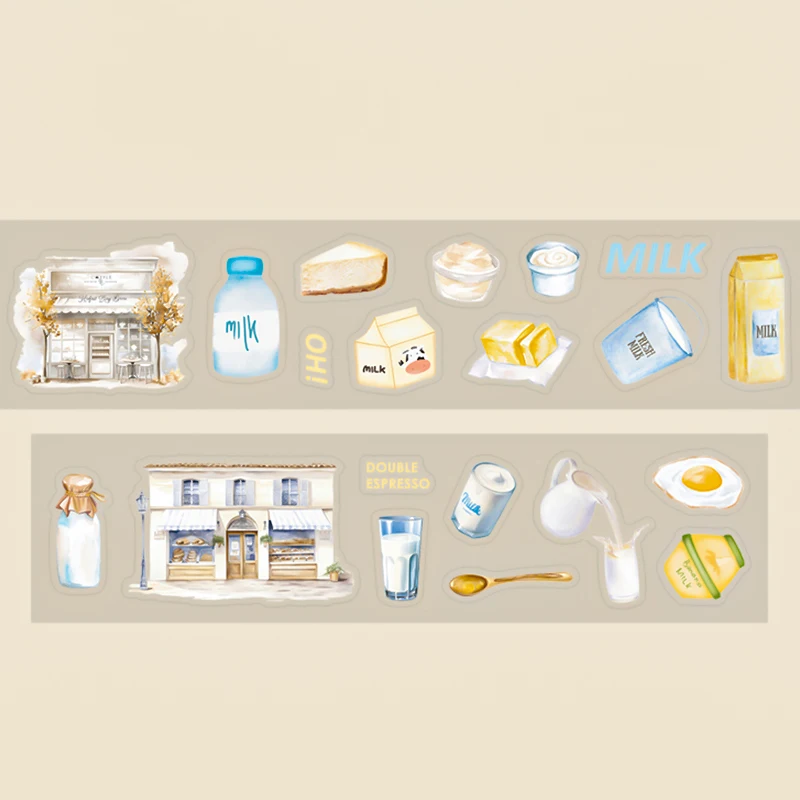 

Бумага Mr., 200 см/рулон, фрукты, еда, напитки, тематические наклейки на ленту, альбом для вырезок, чехол для телефона, чашка для воды, наклейки для украшения дневника