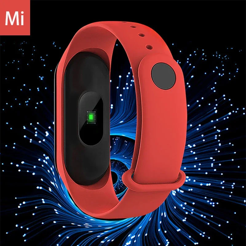 

Ремешок силиконовый для Xiaomi Mi Band 7 6 5 4 3, 3/4