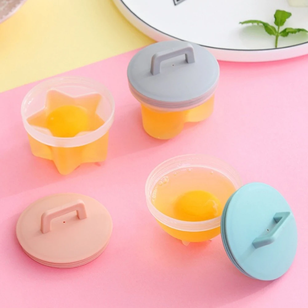 

Reusable Egg Bite Mold Egg Steamer Mold With Lid Breakfast Egg Cooker Bite Molds 4pcs Cute Style Home Kitchen Gadgets