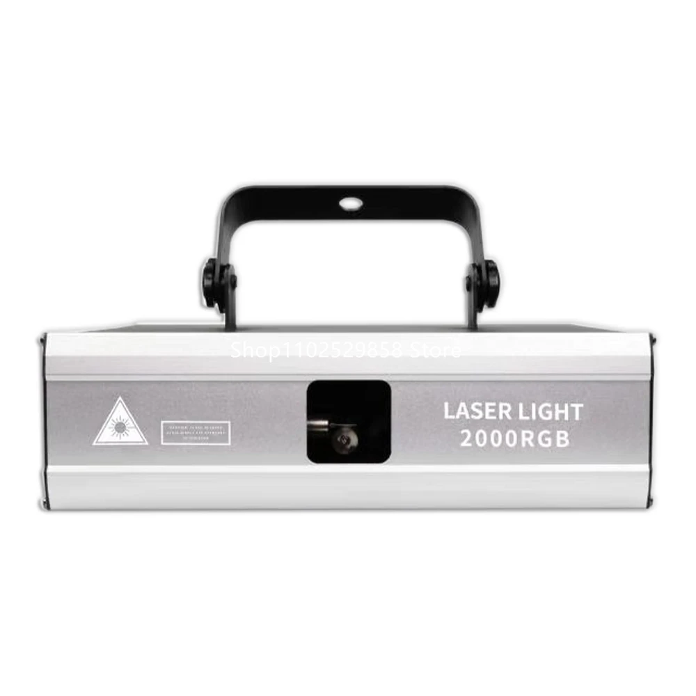 Лазерная лампа ILDA 2W RGB проектор для сцены диджея дискотеки свадьбы Рождества дня