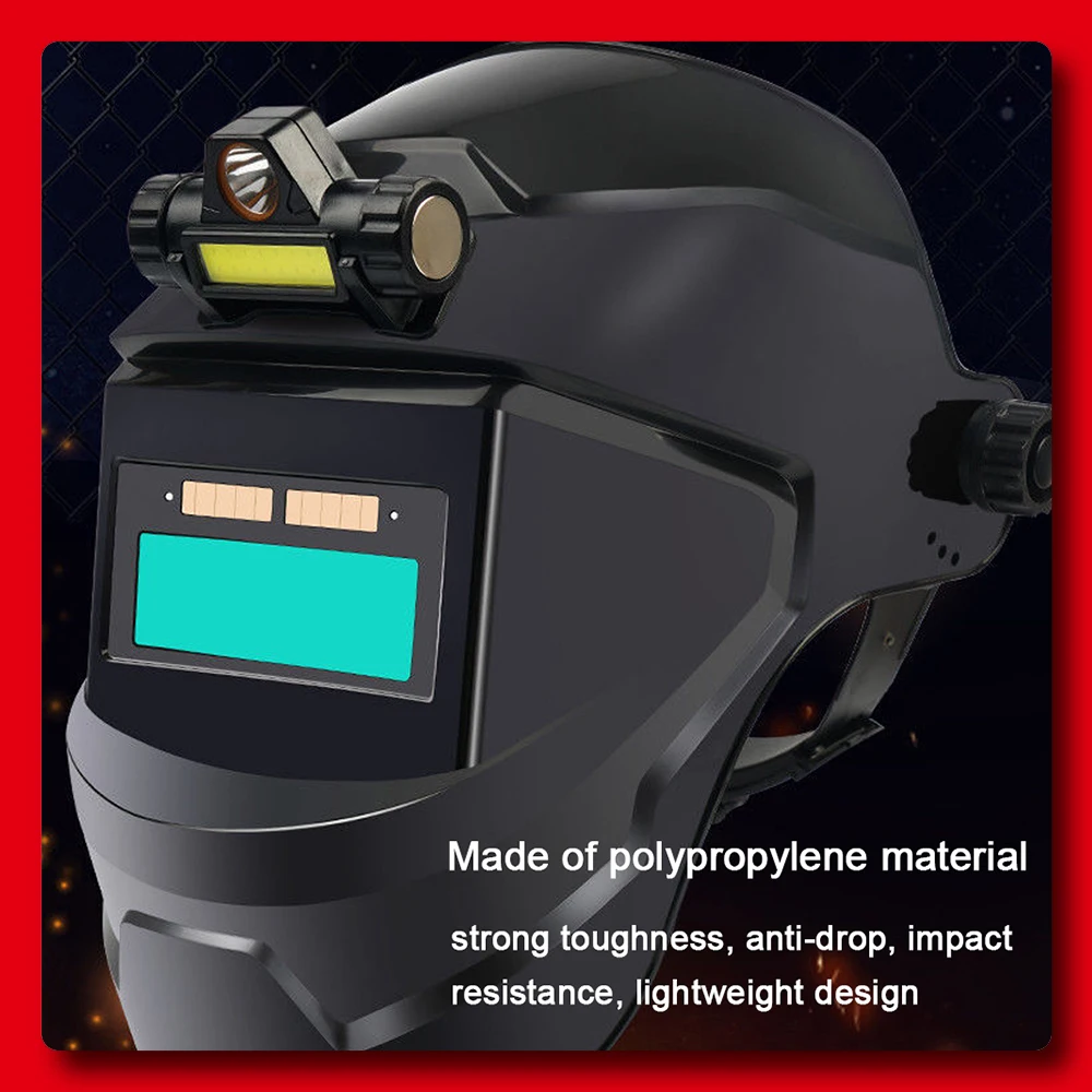Сварочная маска для лица с автоматическим затемнением 130 °C