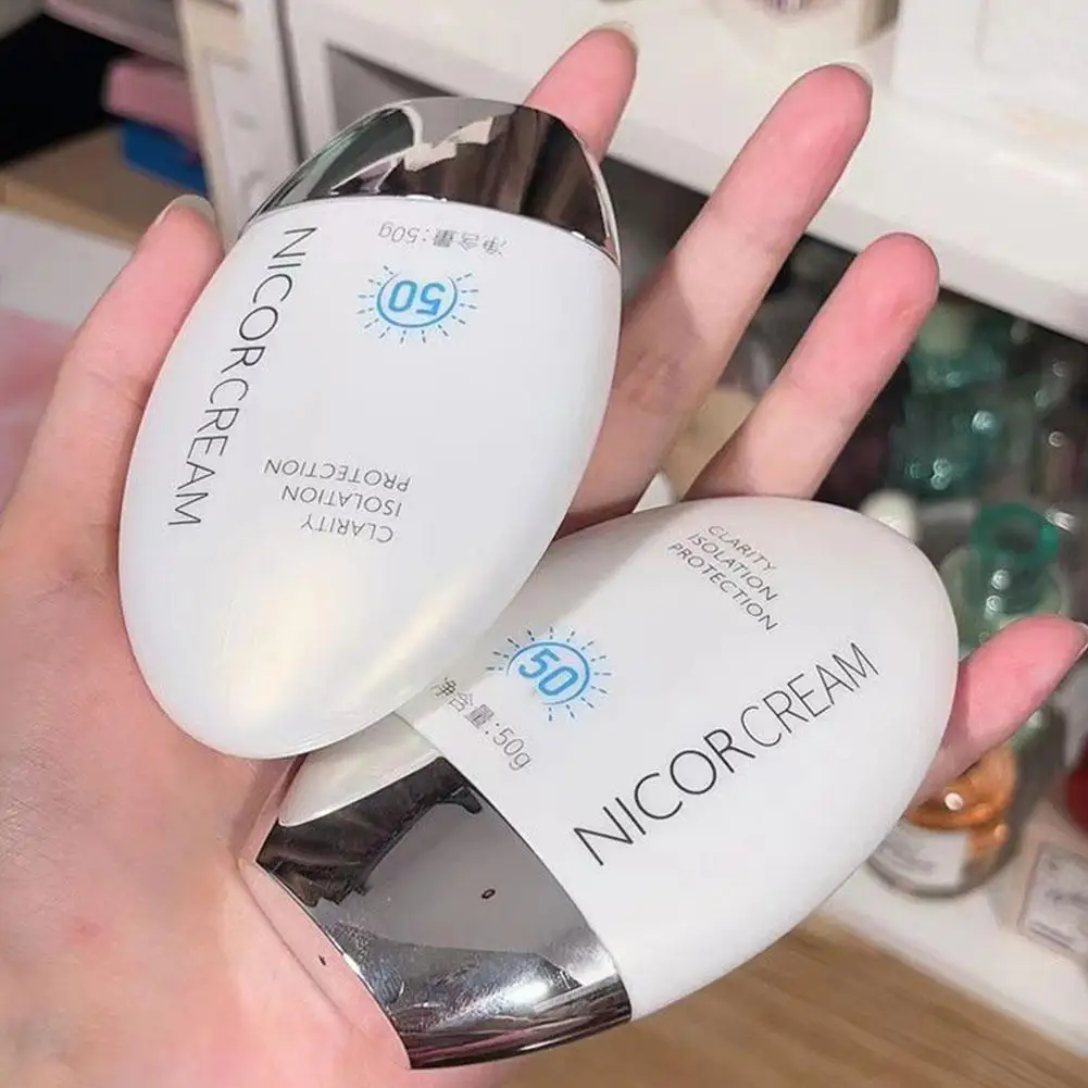 Солнцезащитный крем SPF50 с УФ-защитой отбеливающий освежающий антивозрастной для