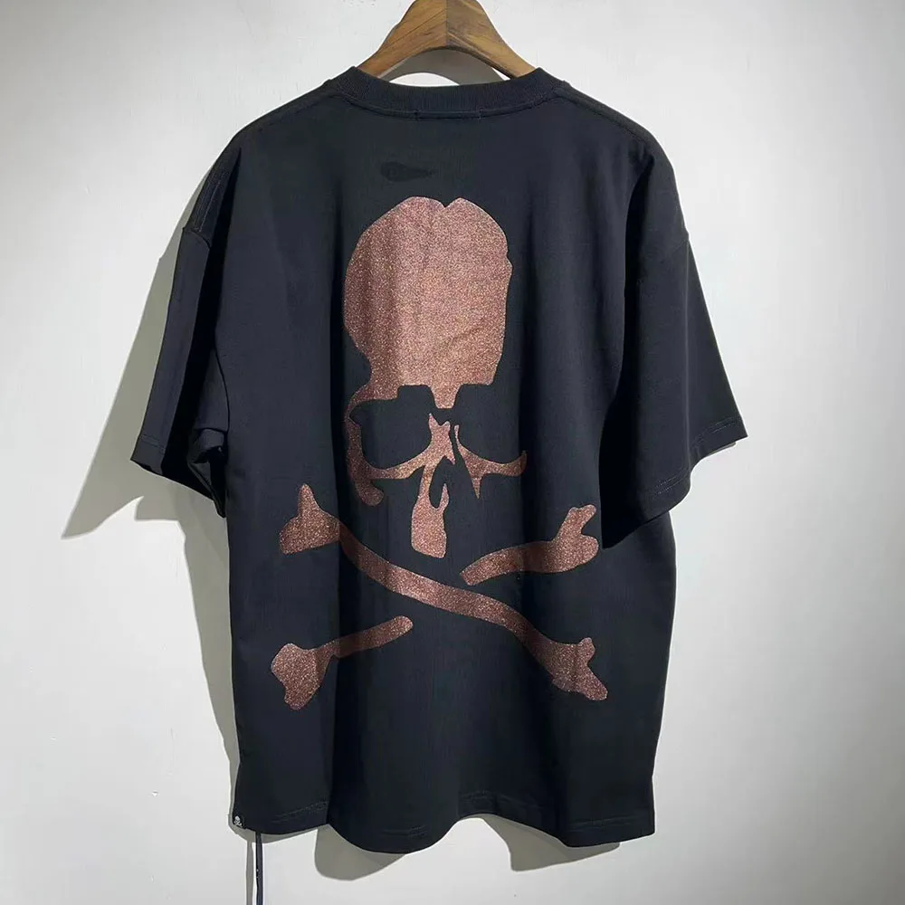 

2023ss High Street MMJ Skull Print Cotton Tees Graphic T-Shirts Streetwear Crop Top Woman Clothes Men's Clothing Y2k T-shirt