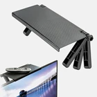 Регулируемая верхняя полка для экрана, полки для хранения для дома и офиса, настольный монитор для компьютера, стеллажи для экранов, подставка для телевизора, держатель для дисплея, Органайзер