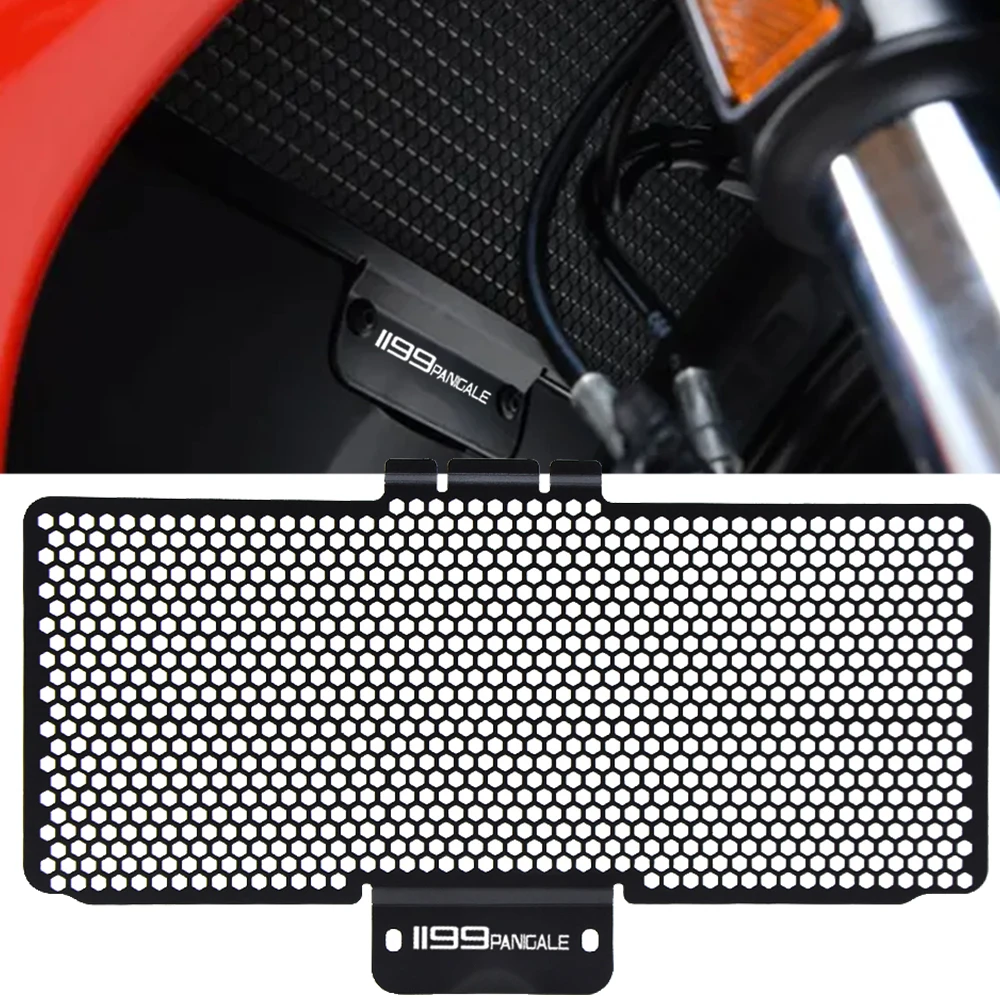 

For Ducati 1199Panigale Tricolore Upper S 2012 2013 2014 2015 Radiator Guard Grill Cover Water Cooler Protector 1199 Panigale
