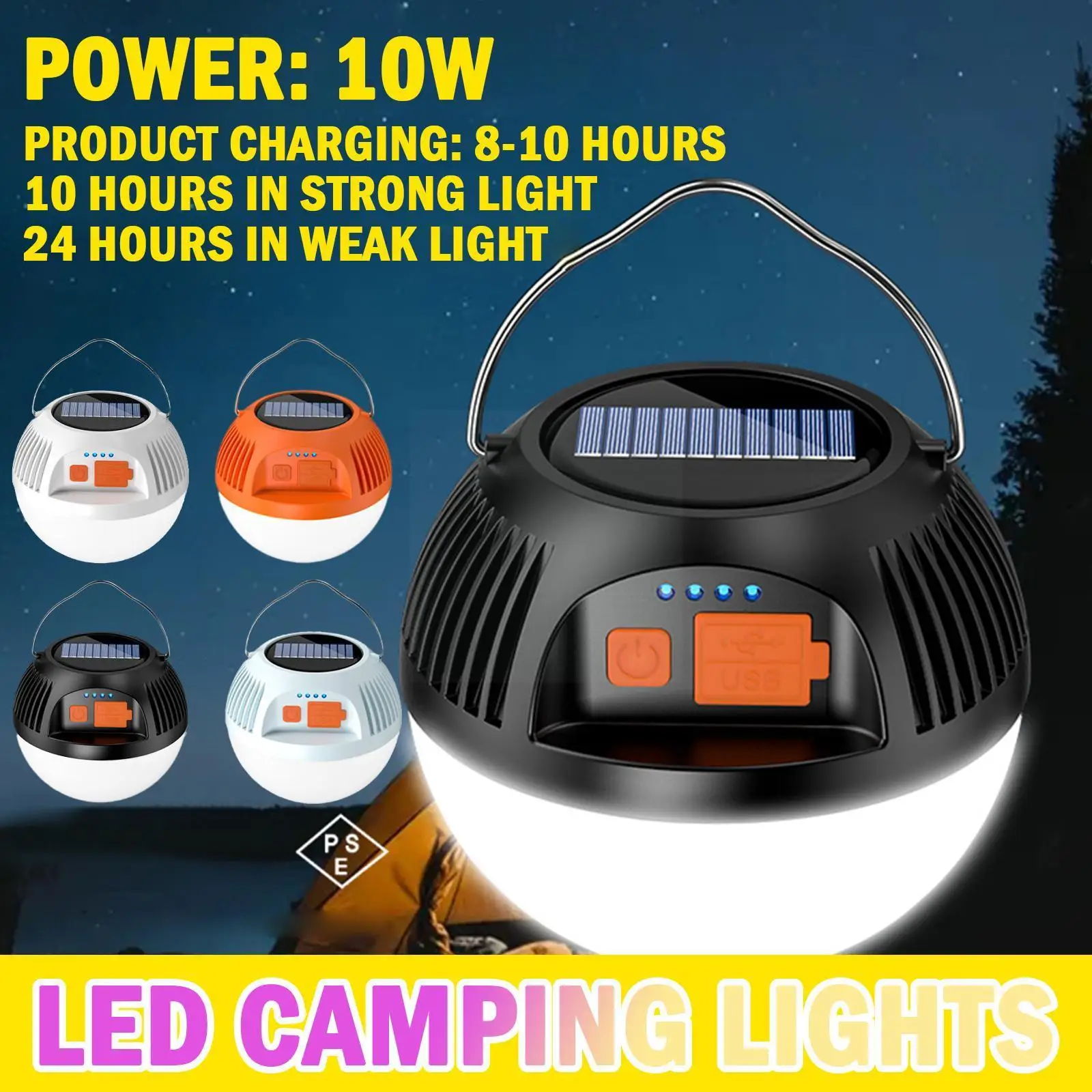 

10w Emergency Camping Tent Lamp White Light Led Bulb Portable Energy Saving Lamp Outdoor Camping Lamp Accesory Tent R9y7