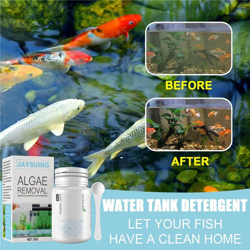 

High-quality Fish Tank Cleaning Algae Tablets Biological Effective Control Water Purify Disease Home Aquarium Odor Remove