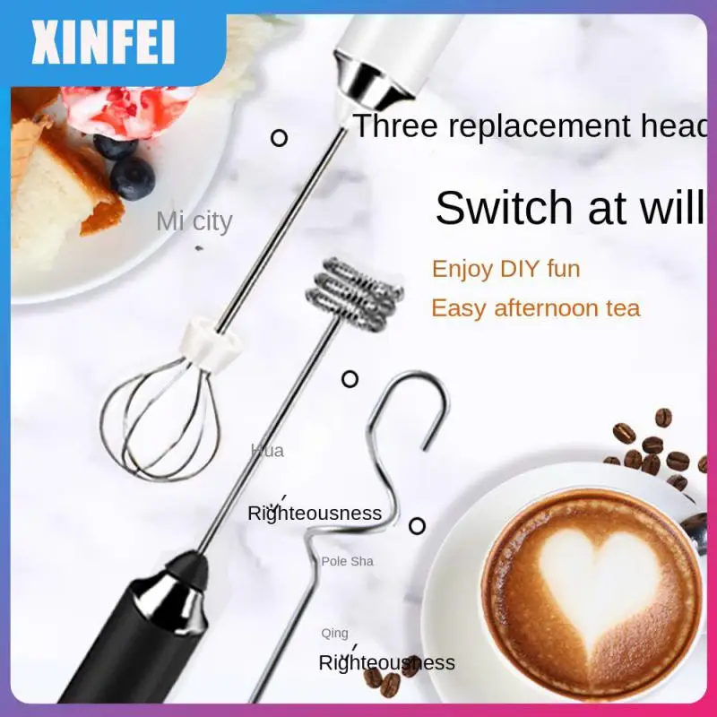

Saving Space Cappuccino Stirrer Wireless Multifunctional Egg Beater Mini Stainless Steel Coffee Whisk Mixer Kitchen Portable