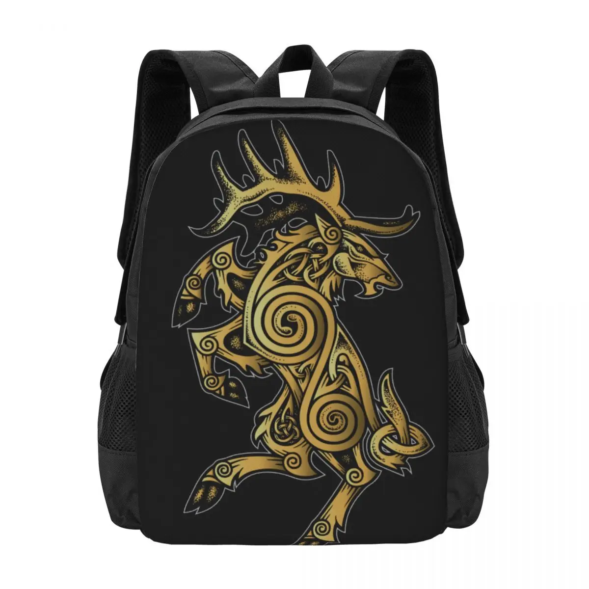 Celtic Elk Rampant Backpack for Girls Boys Travel RucksackBackpacks for Teenage school bag