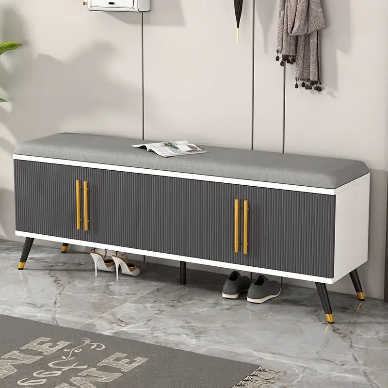 Роскошные деревянные шкафы для обуви шкаф хранения в прихожей скамейка балкона