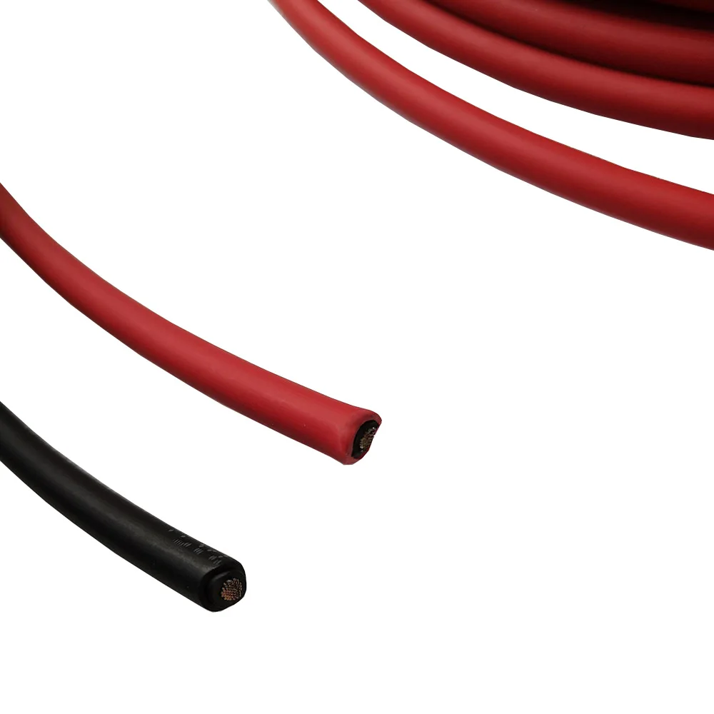 Кабели для солнечных панелей черные + красные с ПВХ изоляцией 10/12/14AWG 6 мм 2/ 4 2/2 5 мм2