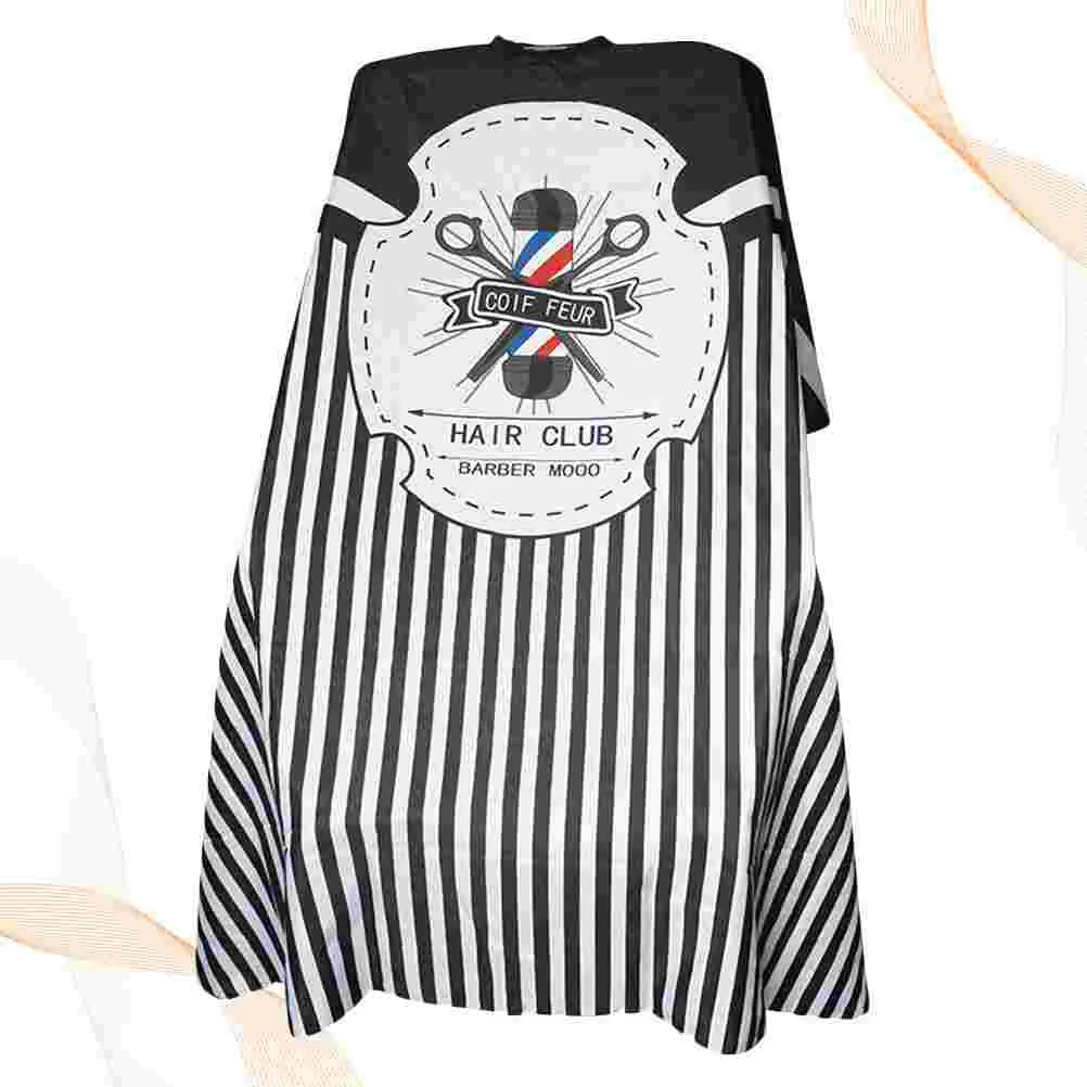 

Cape Stripe Hair Apron Salon Barber Cutting Cloth Capes Haircut Hairdressing Professional Color Stain Accessories Robe Client