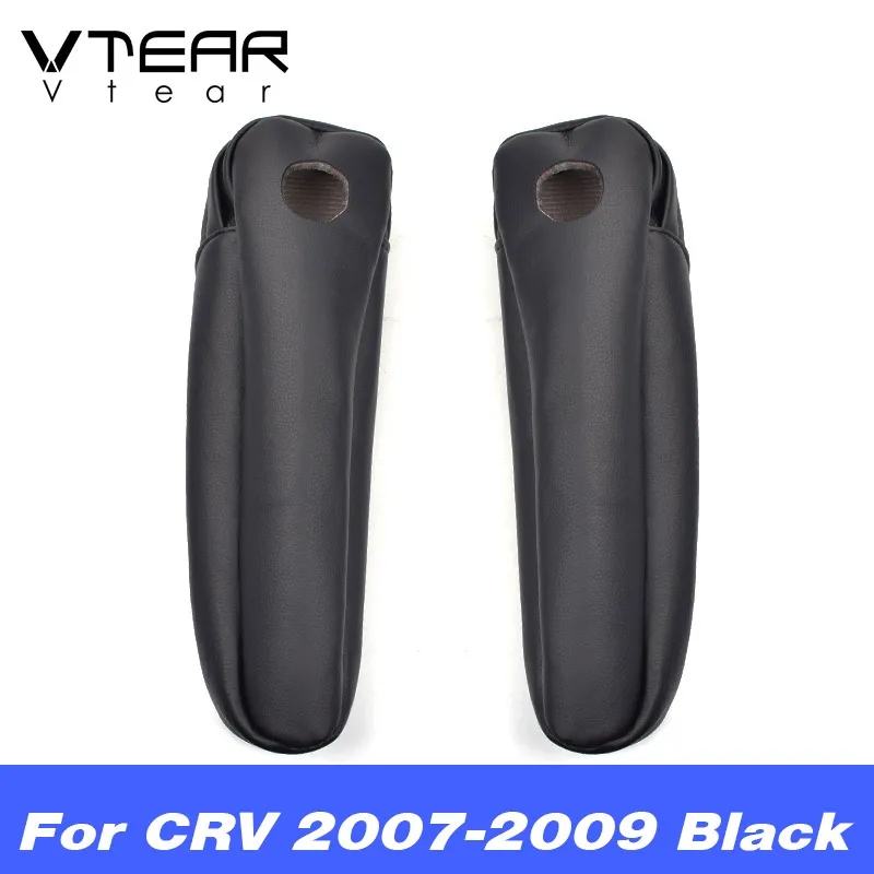 

Подлокотники из искусственной кожи Vtear для Honda CRV 2004-2019, защита от грязи, внутренние детали, чехлы, аксессуары