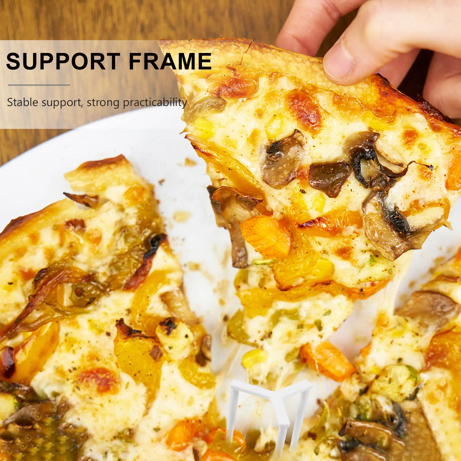 Пластиковый Одноразовый Штатив для пиццы 100 шт. | Дом и сад