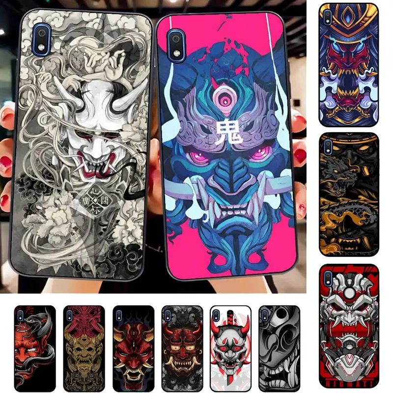 

Samurai Oni Mask Phone Case For Samsung A 10 11 12 13 20 21 22 30 31 32 40 51 52 53 70 71 72 73 91 13 shell