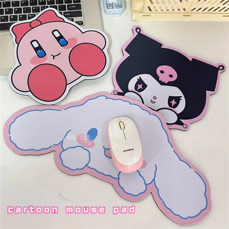 

Симпатичный коврик для мыши Sanrio нестандартный Мягкий Нескользящий офисный мультяшный утолщенный коврик для мыши Kuromi