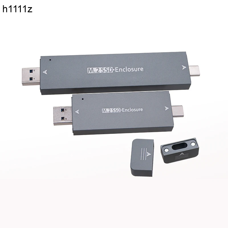 Чехол для внешнего SSD с двойным протоколом USB3.1 Type-A Type-C M2 SATA NVME корпус NGFF M.2 на USB 3 1