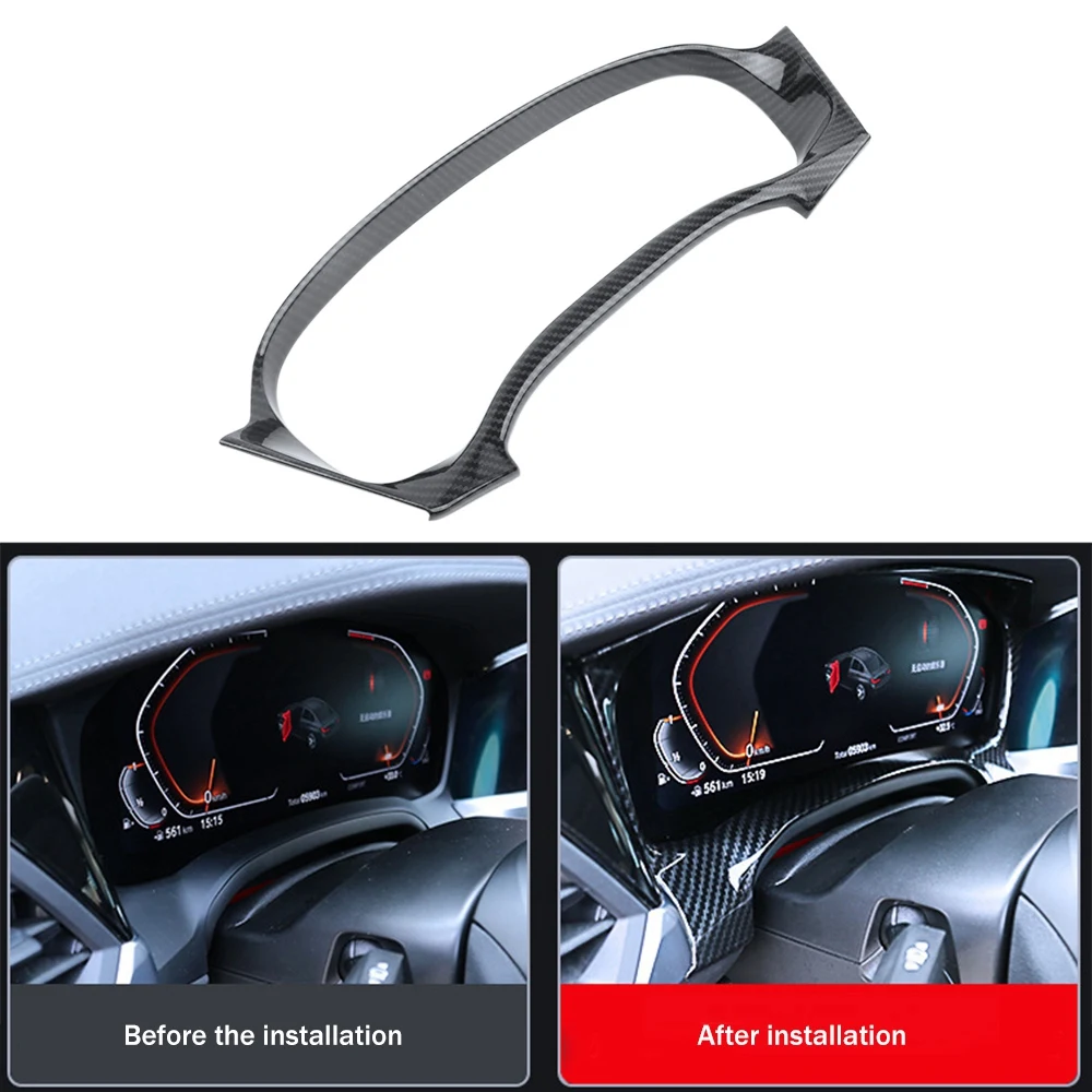 Для-BMW 3 серии 325Li 320Li G20 G28 2020-2022 углеродное волокно интерьер приборной панели