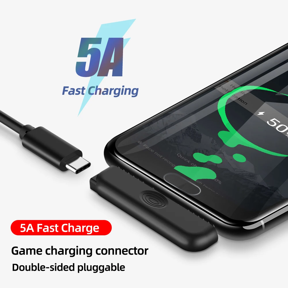 

Переходник для наушников 2 в 1 с USB C на Type-C, 5 А