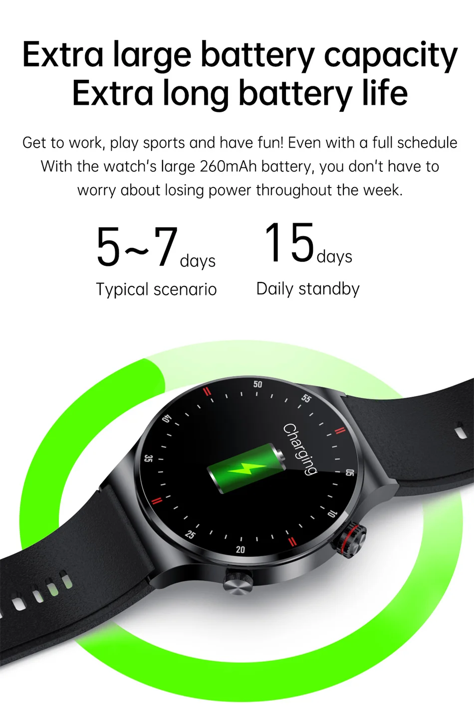 Для POCO X5 Pro Motorola Moto G04s Realme SmartWatch Мужские умные часы с сенсорным экраном и вызовом Водонепроницаемые часы с кровяным давлением и пульсометром (art.: 3920d0ea2d6bc) - 3920d0ea2d6bc