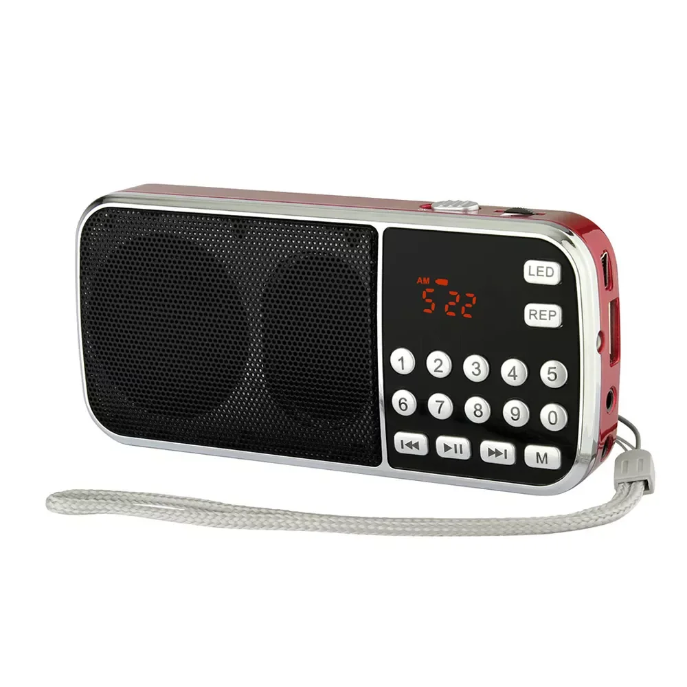 

hot sale L-088 HIFI Mini Speaker MP3 Audio Player Flashlight Amplifier Micro SD TF FM Radio Portable wholesale