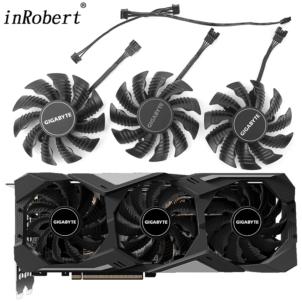 

Кулер для видеокарт Gigabyte GeForce RTX 2070 2080, 82 мм