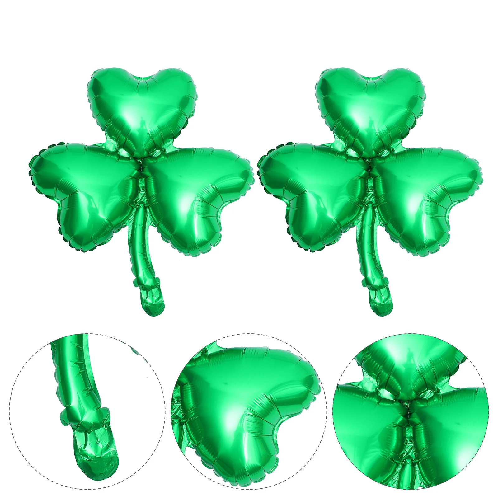 

10 Pcs Balloon St Patrick's Day Balloons Commemorate Festival Decorations Aluminum Film Supplies Bride Metal