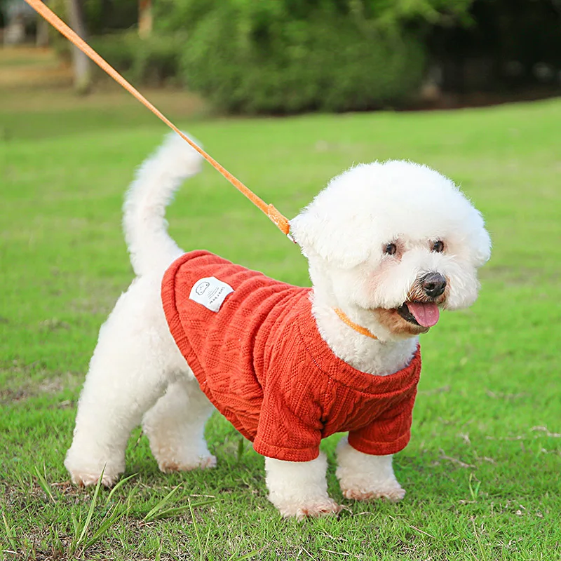 

2023 Hot Sale Wholesales Solid Color High Elastic Knitted Pet Sweater Autumn Winter Dog Sweater Fashion Dog Sweater