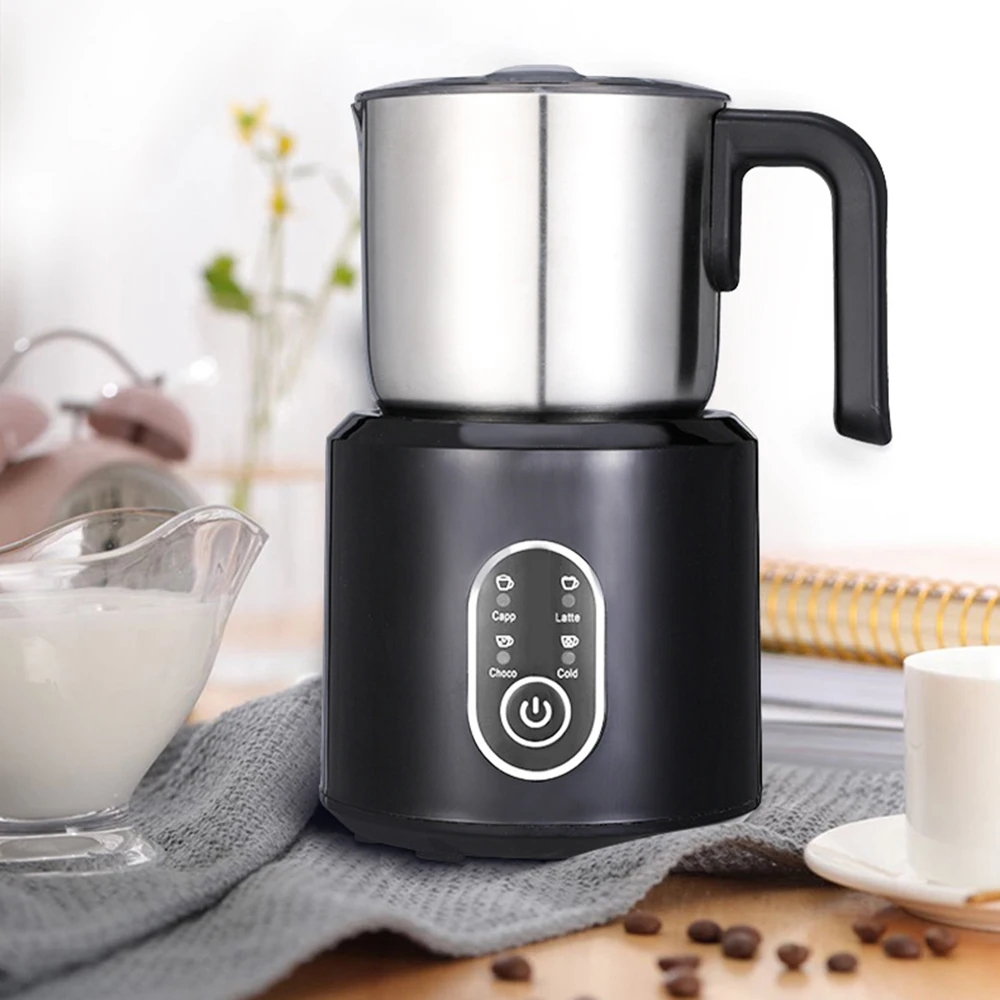 

Stainless Steel Automatic Coffee Milk Foaming Machine Hot and Cold Milk Warmer Electric Foaming Machine