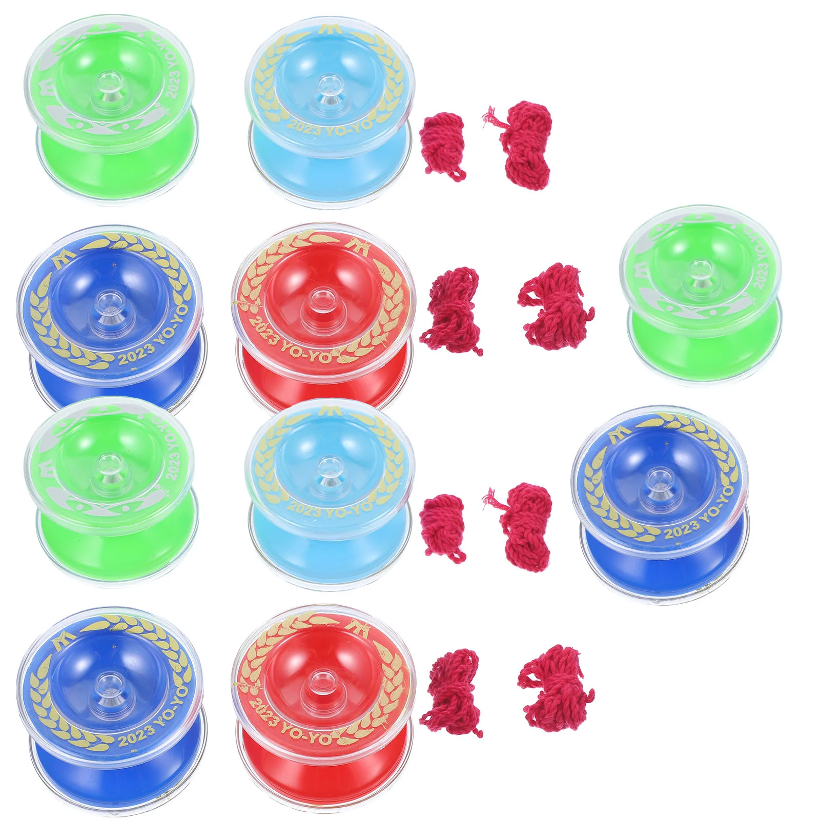 

10 Pcs Toy Yo-yo Children Portable Balls Educational Toys Yoyo Abs Plaything Bulk Items Gifts